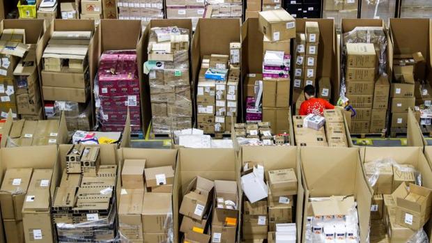 Nave de distribución de Amazon en Torrejón de Ardoz