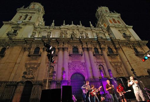Vista de la Catedral de la ciudad de Jaén