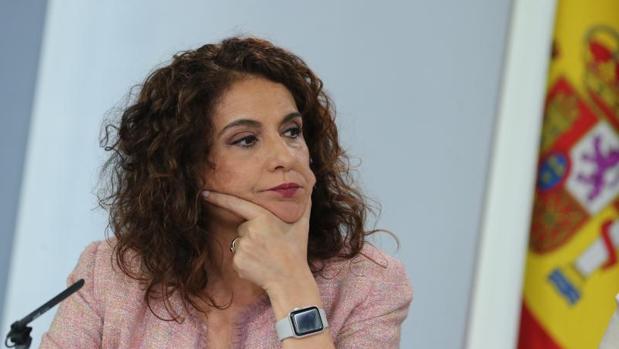La ministra de Hacienda en funciones, María Jesús Montero