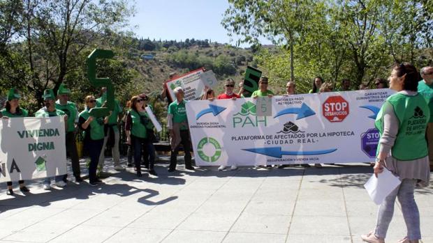 Protesta de la Plataforma de Afectados por la Hipoteca