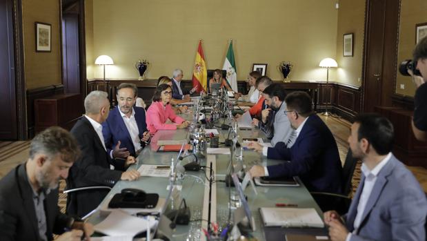 Consejo de Gobierno de la Junta de Andalucía en San Telmo
