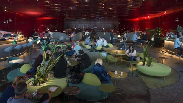 NuBel, bajo la cúpula roja, de la ampliación de Jean Nouvel en el Museo Reina Sofía de Madrid