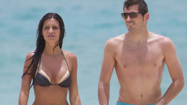 La pareja en unas vacaciones en el Caribe en 2012