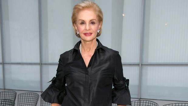 Carolina Herrera en la Semana de la Moda en Nueva York