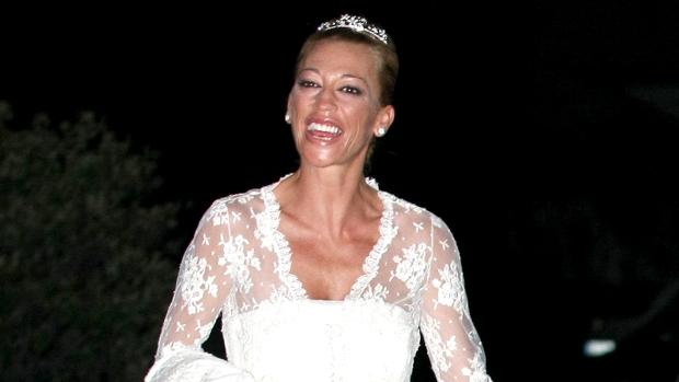 Belén Esteban durante su boda con Francisco