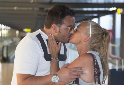 Belén Esteban y su pareja Miguel Marcos