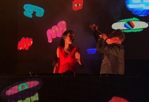 Victoria Federica y el cantante Juan Magán.