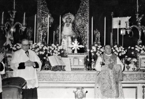 Bendición de la Virgen de la Cabeza por Bueno Monreal