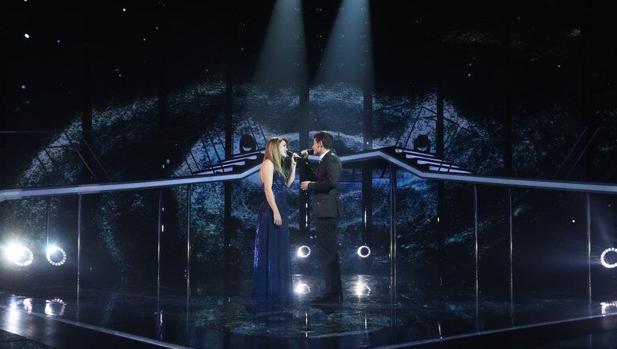 Alfred y Amaia durante una de sus actuaciones en la gala final de Operación Triunfo