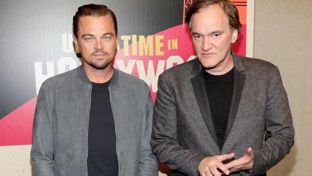 DiCaprio y Tarantino en CinemaCon