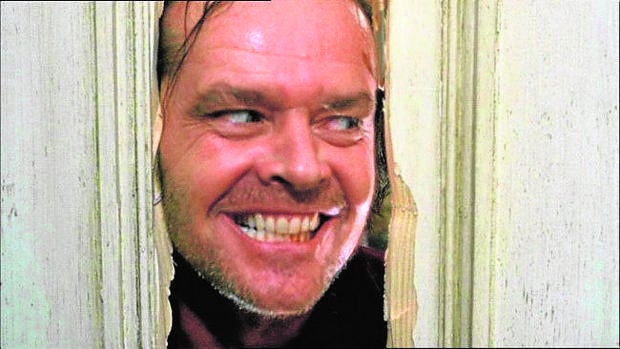 Jack Nicholson, en la secuencia más icónica de «El resplandor»