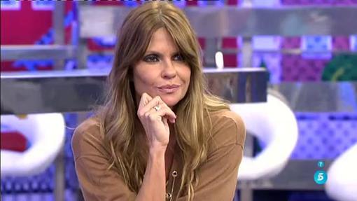 Makoke, durante su paso como colaboradora de «Sálvame»