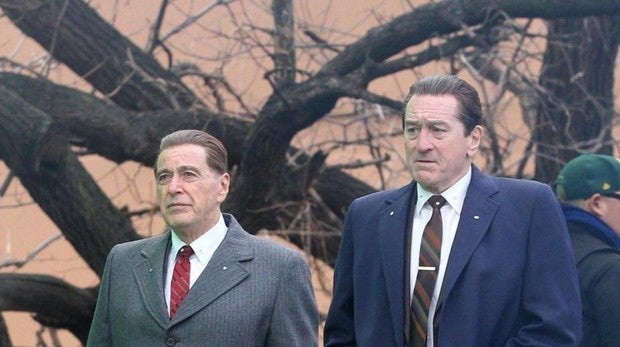 Al Pacino y De Niro en El irlandés
