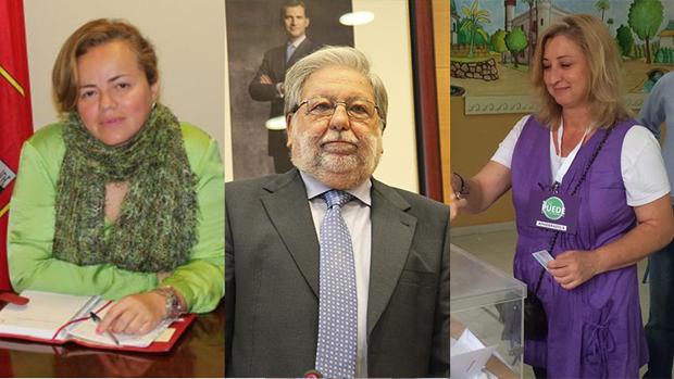 Gina Salazar, Francisco Toscano y Estrella Guzmán