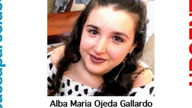 Alba María Ojeda Gallardo ya ha sido encontrada