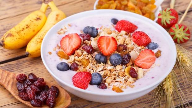 El desayuno muy eneérgético del estudio incluía lácteos y cereales