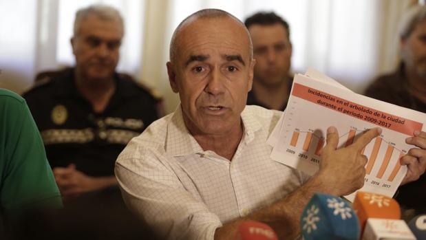 El concejal Antonio Muñoz, reunido con los responsables de las zonas verdes