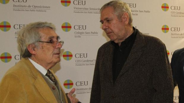 Fernando Mendoza, Premio Nacional de Restauración 2008, junto a Rafael Manzano