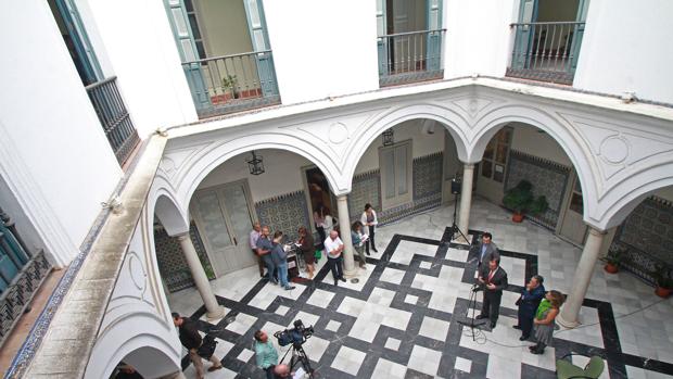 Patio de la Casa Fabiola, que alberga desde este jueves el Museo Bellver
