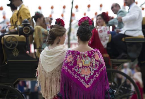 Ambiente en la Feria de Sevilla
