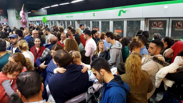 Huelga de metro el pasado día 6 de diciembre