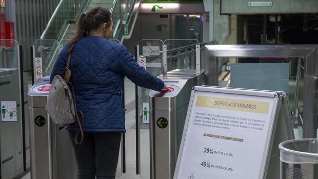 Huelga de Metro de Sevilla con servicion minimos