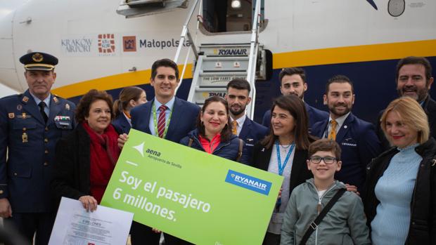 Llegada del pasajero seis millones a San Pablo