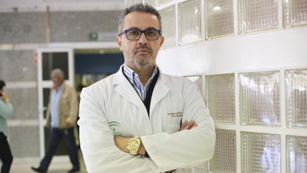 Manuel Ruiz Borrego en el hospital Virgen del Rocío