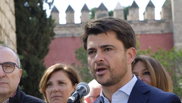 Beltrán Pérez en el acto de esta mañana