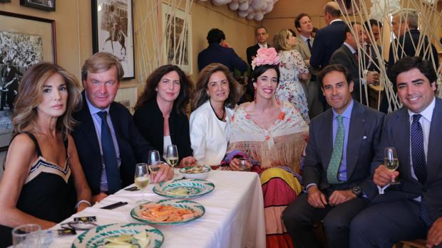 Verónica Pacheco, Fermín Bohórquez, Clara Ruiz de Alda, Ángela Pacheco, África Serra, Miguel Báez «Litri» y Bosco Guerrero