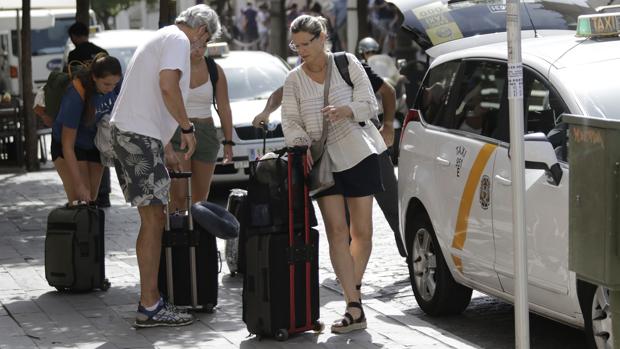 Turistas por Sevilla