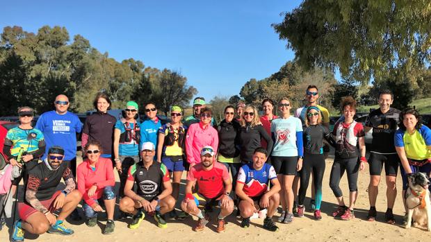 Grupo de entrenamiento formado por personas con y sin diabetes