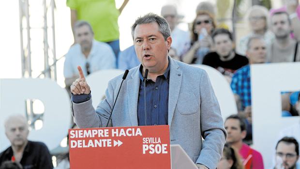 Juan Espadas, durante un acto de la pasada campaña electoral