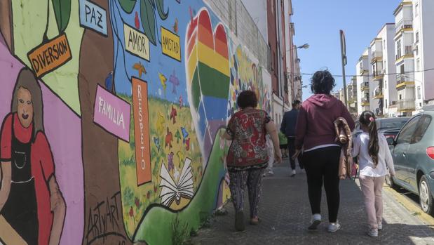 Un mural en Los Pajaritos resume aspiraciones vecinales