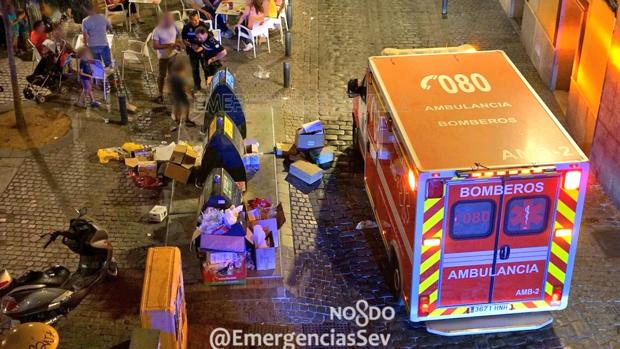 Bomberos y Policía fueron avisados, pero los padres ya habían sacado al niño cuando llegaron