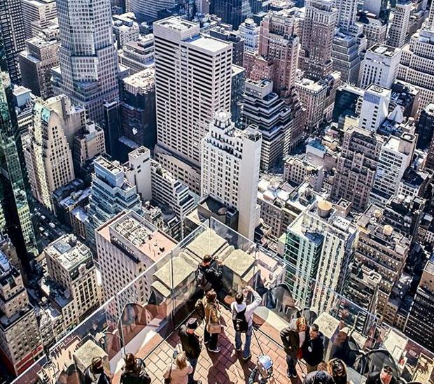 Mirador del Rockefeller Center, en Nueva York