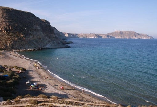 Cala del Plomo es una de las más grandes del Parque Natural Cabo de Gata-Níjar.